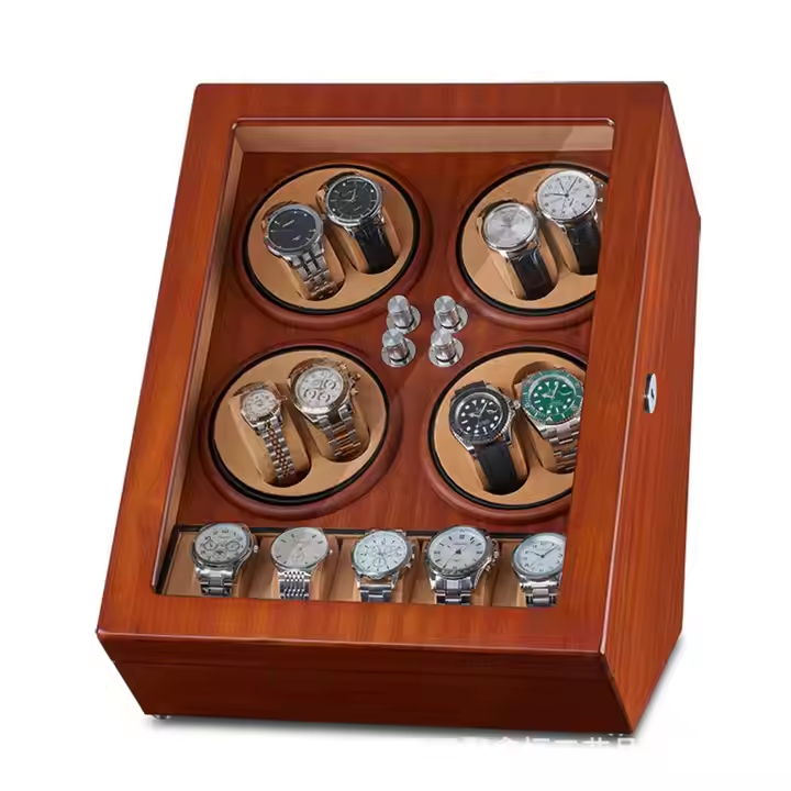 Luxury Gift Set - Houten automatische luxe horlogebox, horloge cadeauset,