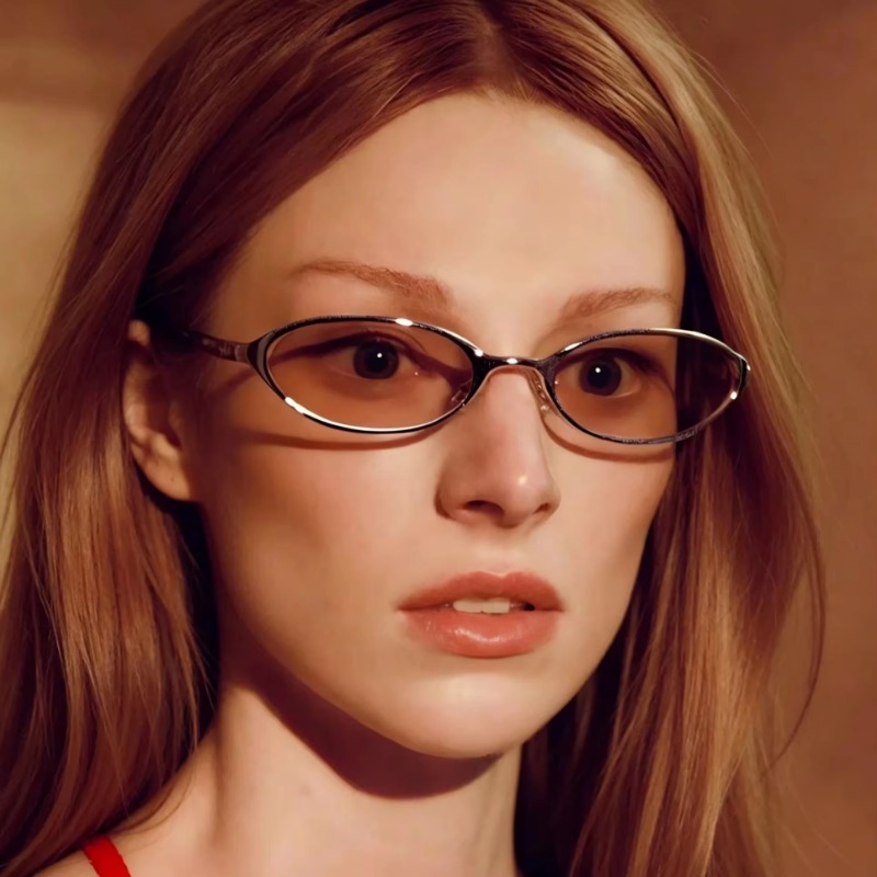 Designer Sunglasses - Retro ovale zonnebril voor dames, nieuw