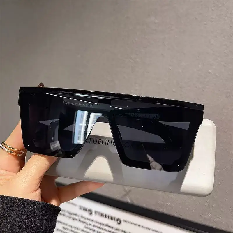 Sunglasses Uv400 - Vintage vierkante zonnebril, retro model, merkzonnebril,