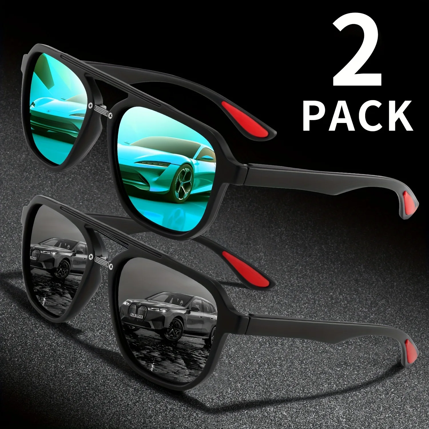 Sunglasses Uv400 - Retro klassieke zonnebrillen, luxe zonnebrillen voor