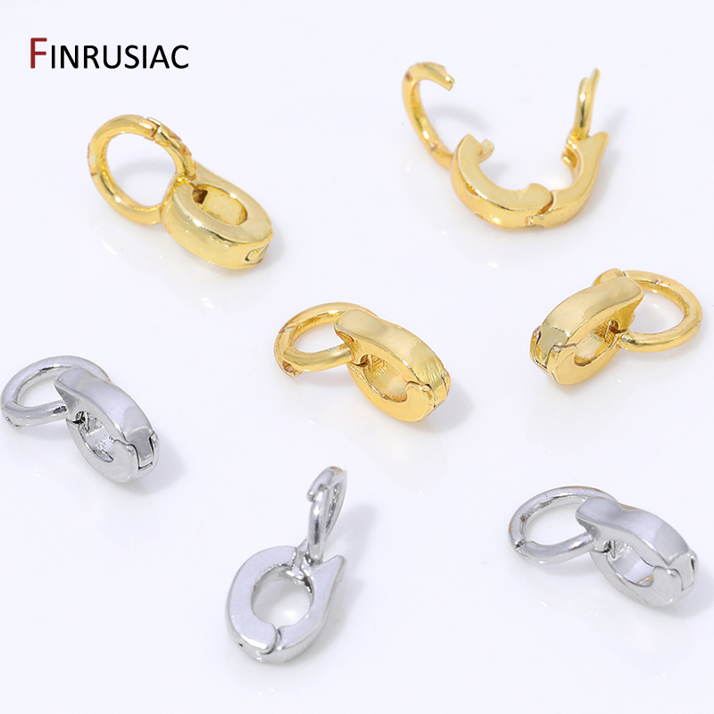 Gold Plated Jewelry - 14K vergulde messing versterker hanger borgtocht