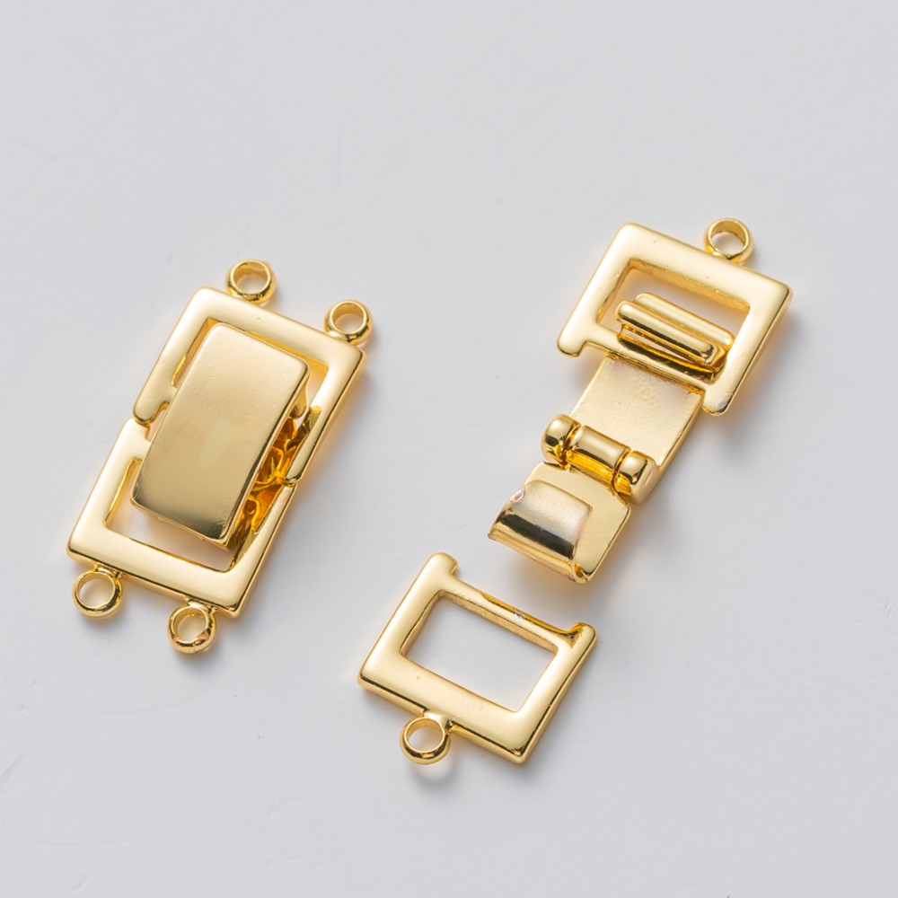2 stuks 18K gouden kettingluss - Gold Plated Jewelry recensie en prijs