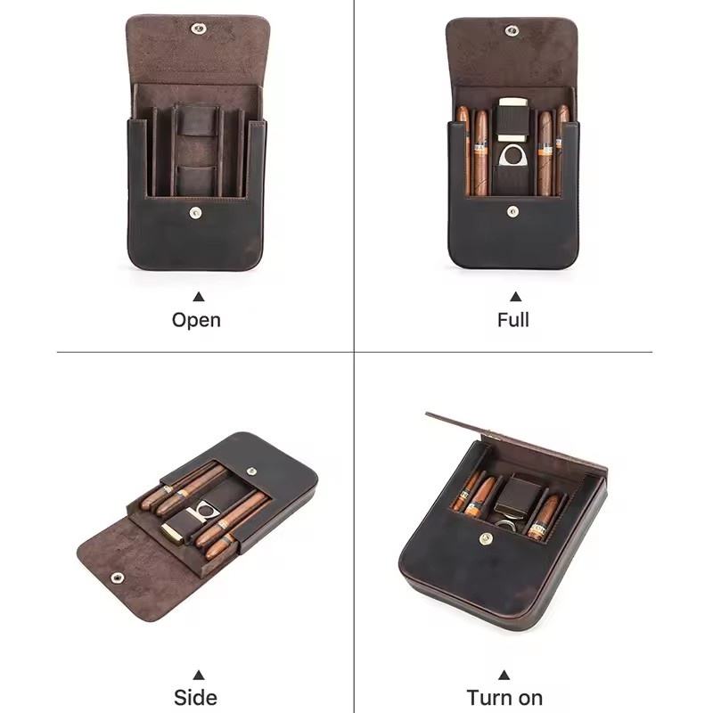 Draagbare sigarenkoffer, retro - Premium Cigar Case recensie en prijs