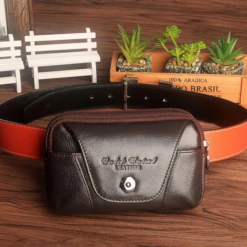 Heren echt lederen telefoon-/m - Leather Wallet Men recensie en prijs