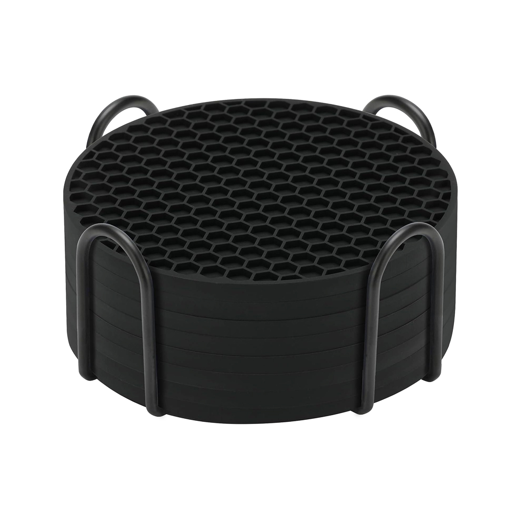 Siliconen onderzetterset met h - Marble Coaster Set recensie en prijs